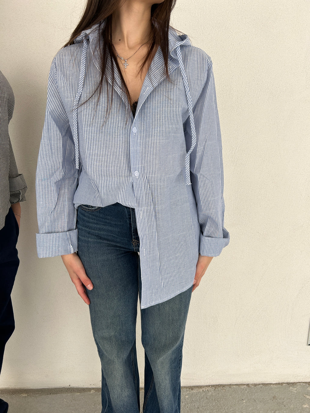 Camicie unisex blu
