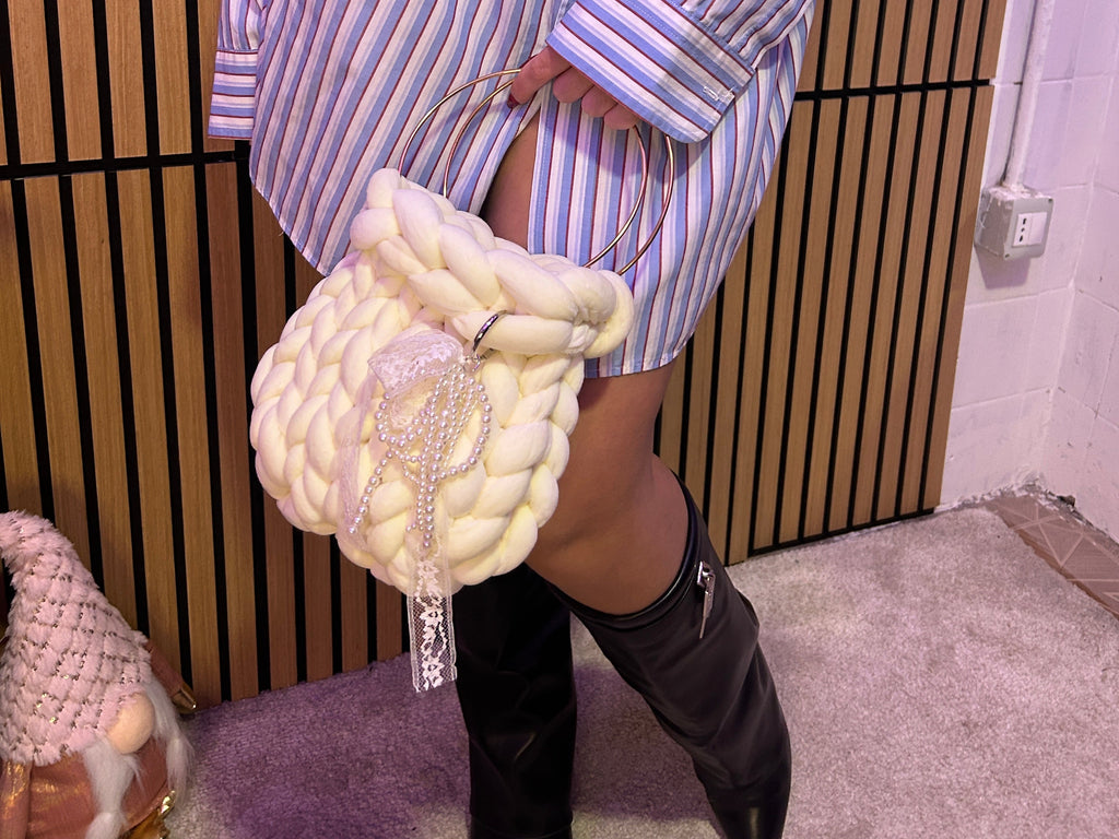 Borsa marshmallow panna