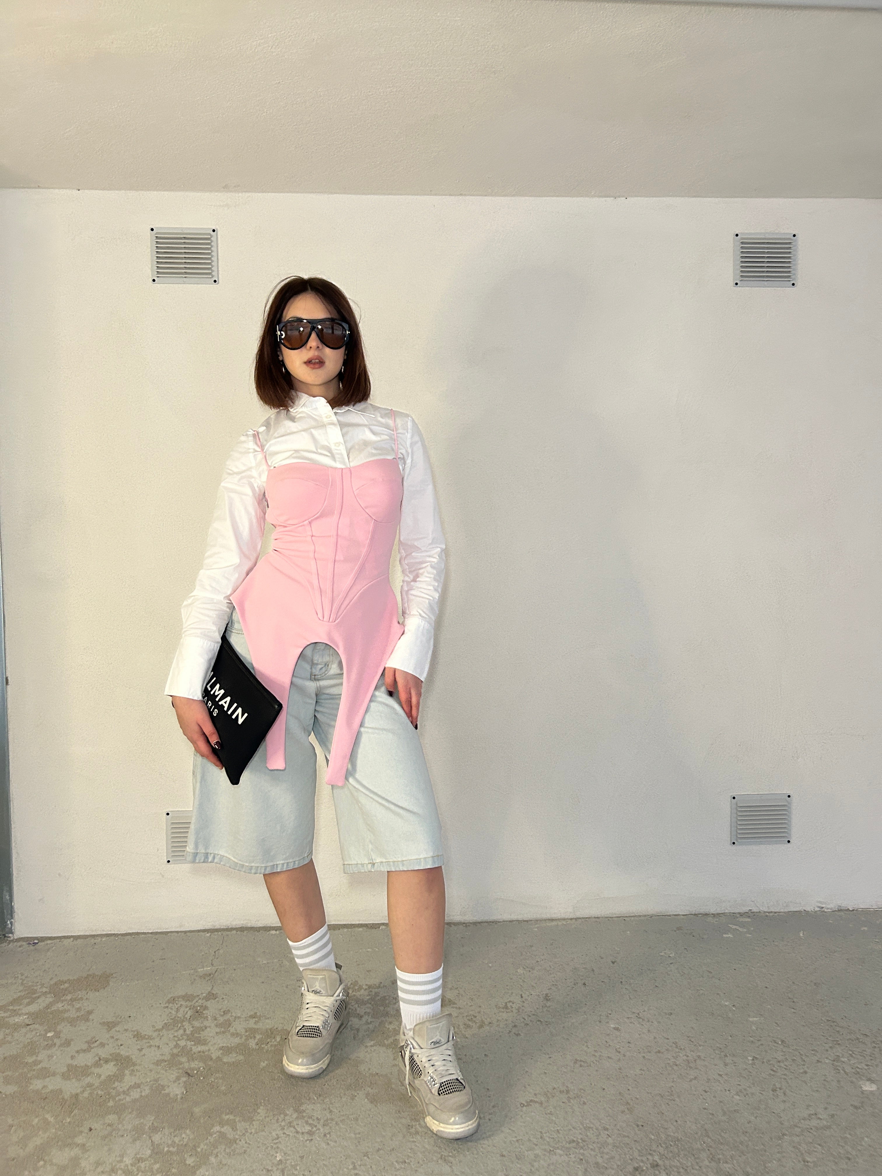 Top Nora rosa
