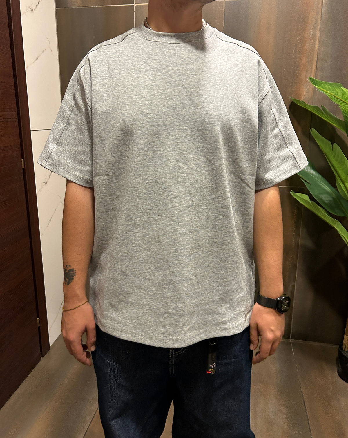 T-shirt unisex grigia