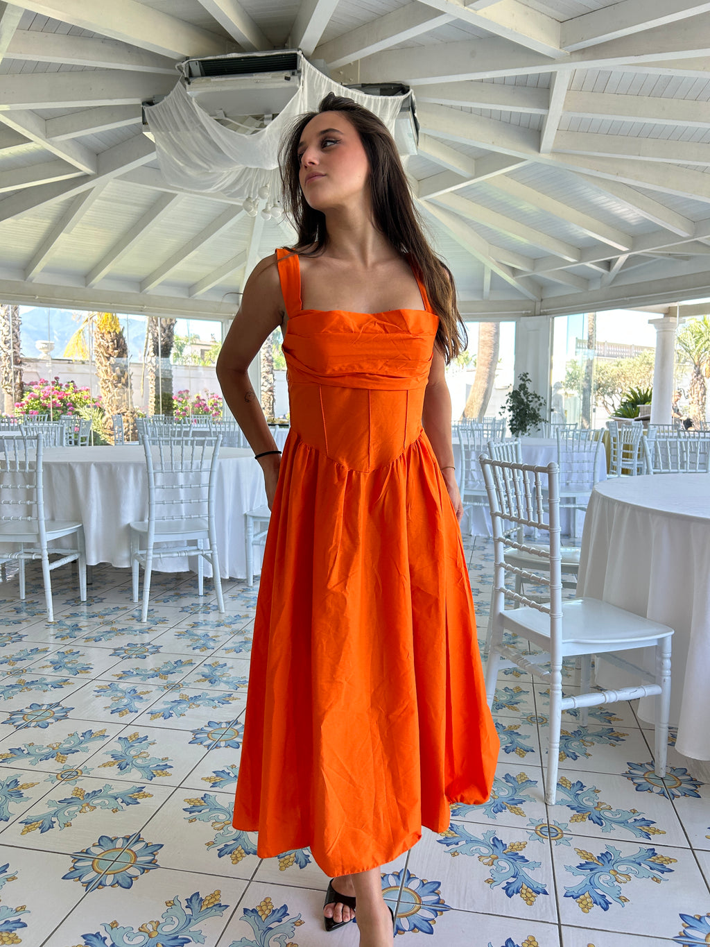 Dress orange