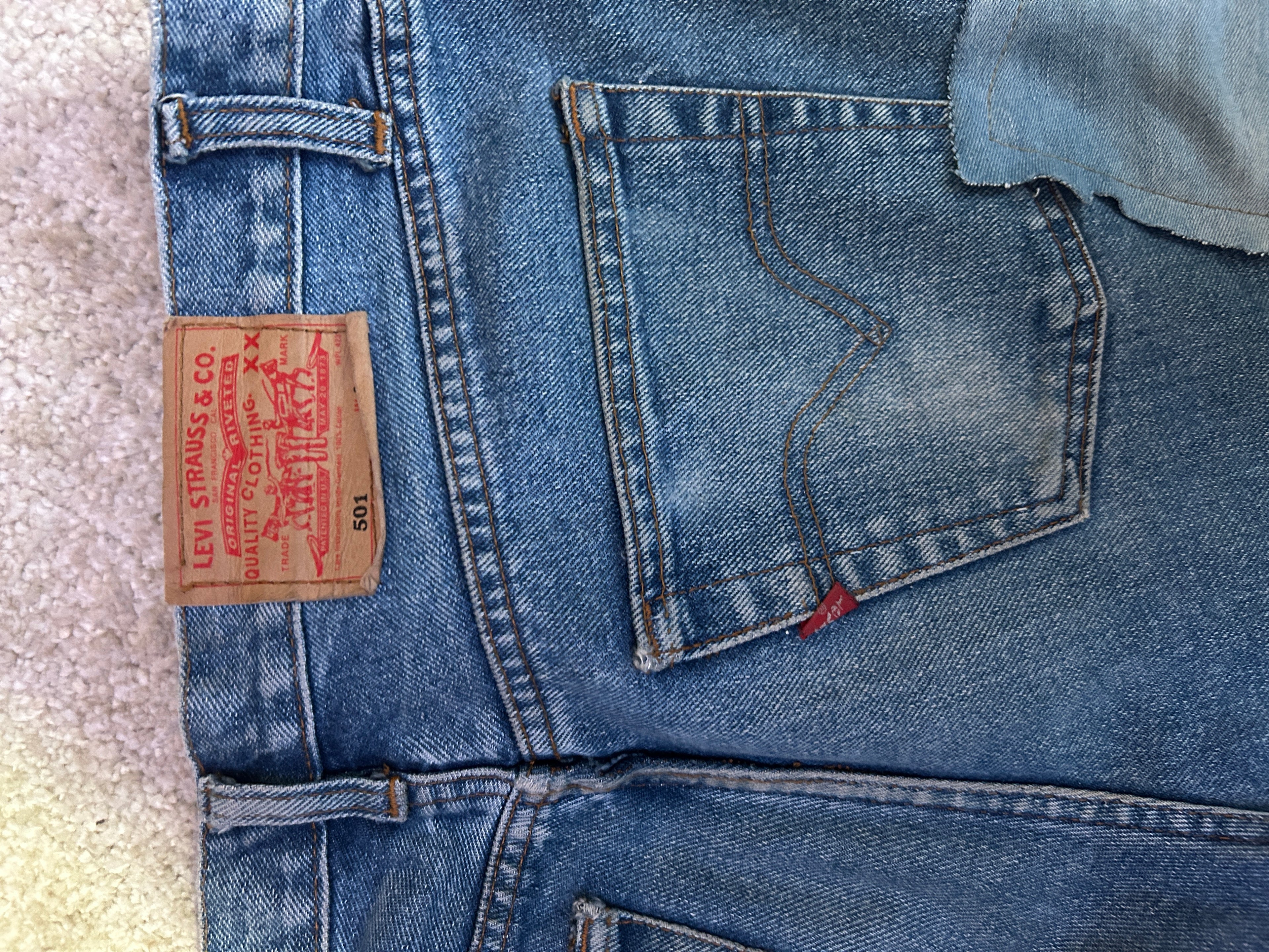 Jeans Levi’s custom reworked
