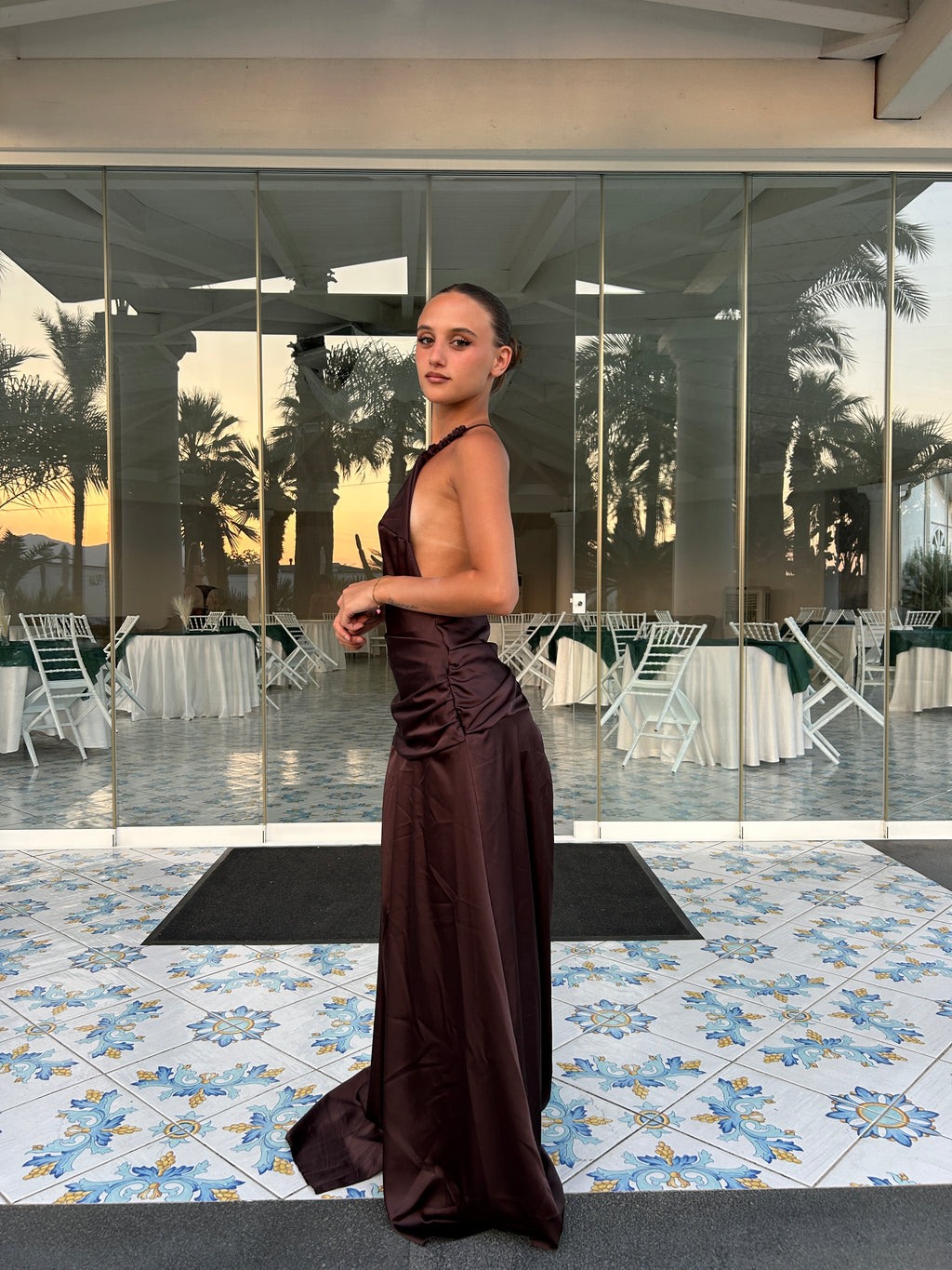 Dress zahira marrone