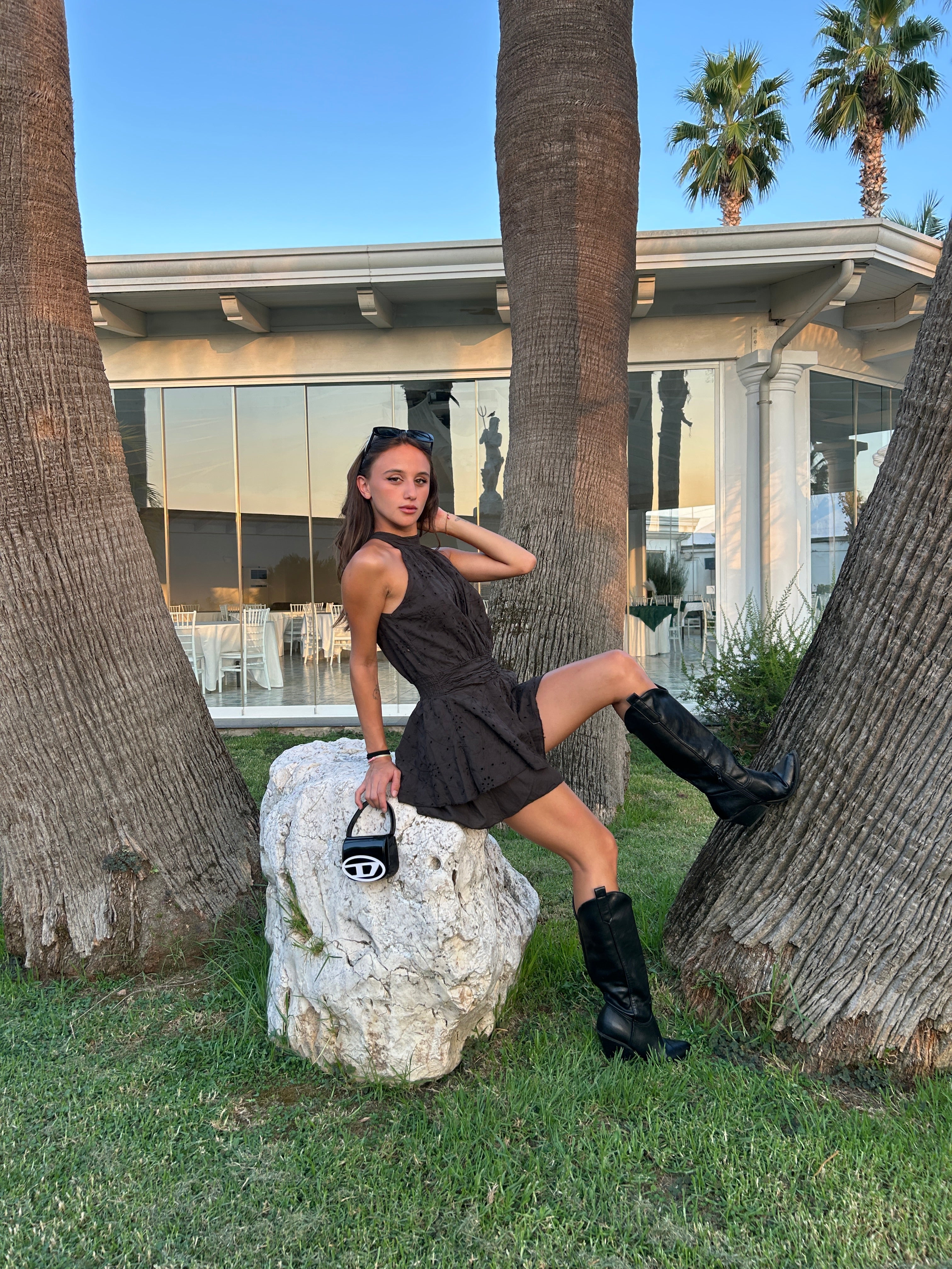 Mini dress sangallo America