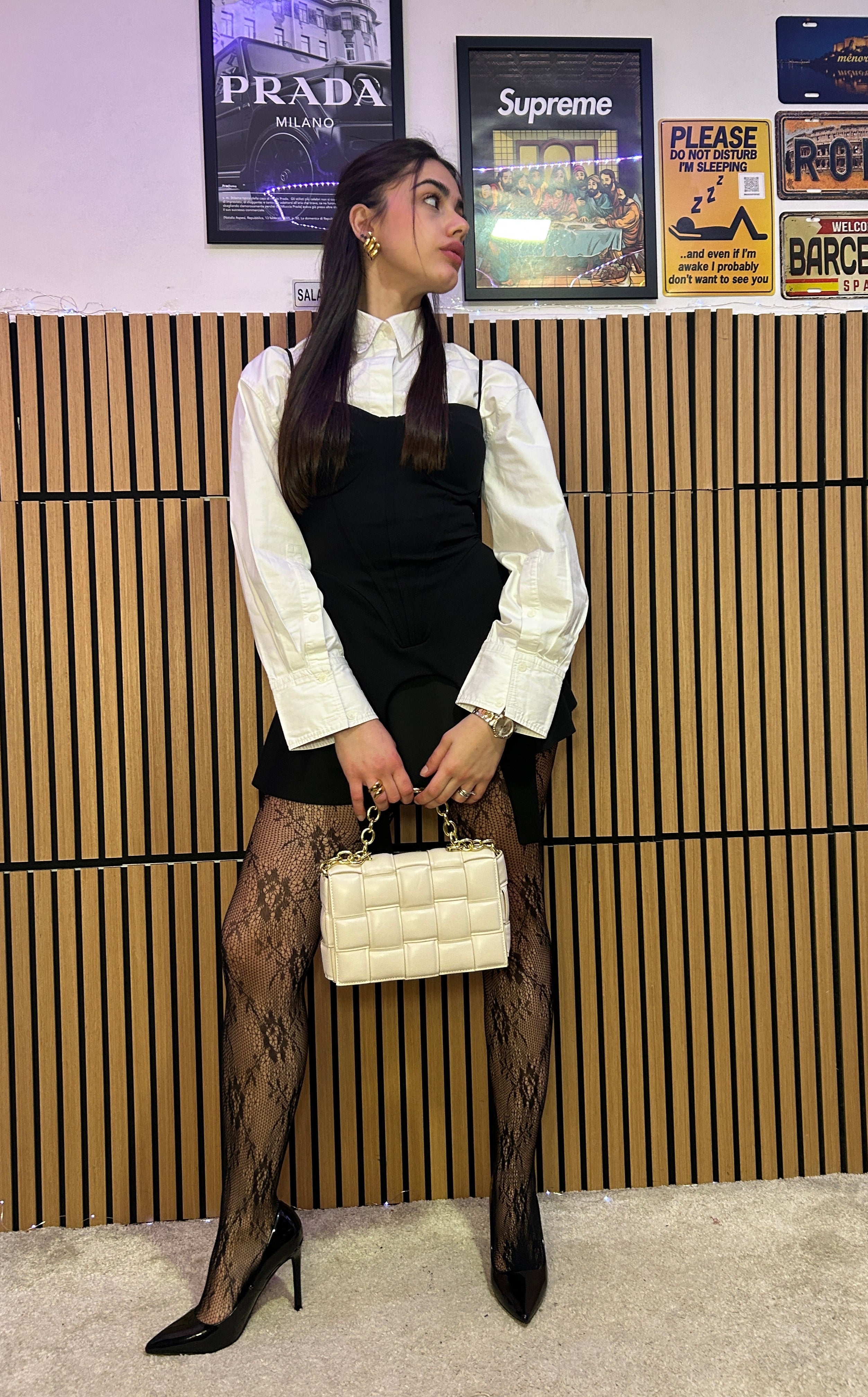 Top Nora nero