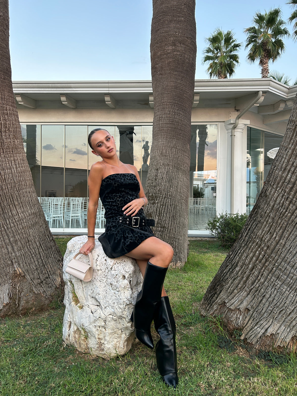 Mini dress Leopard
