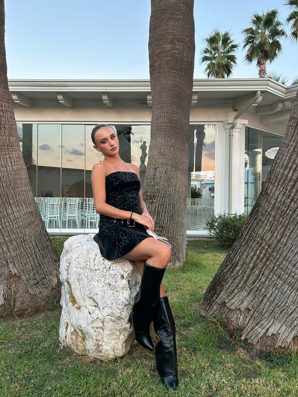 Mini dress Leopard