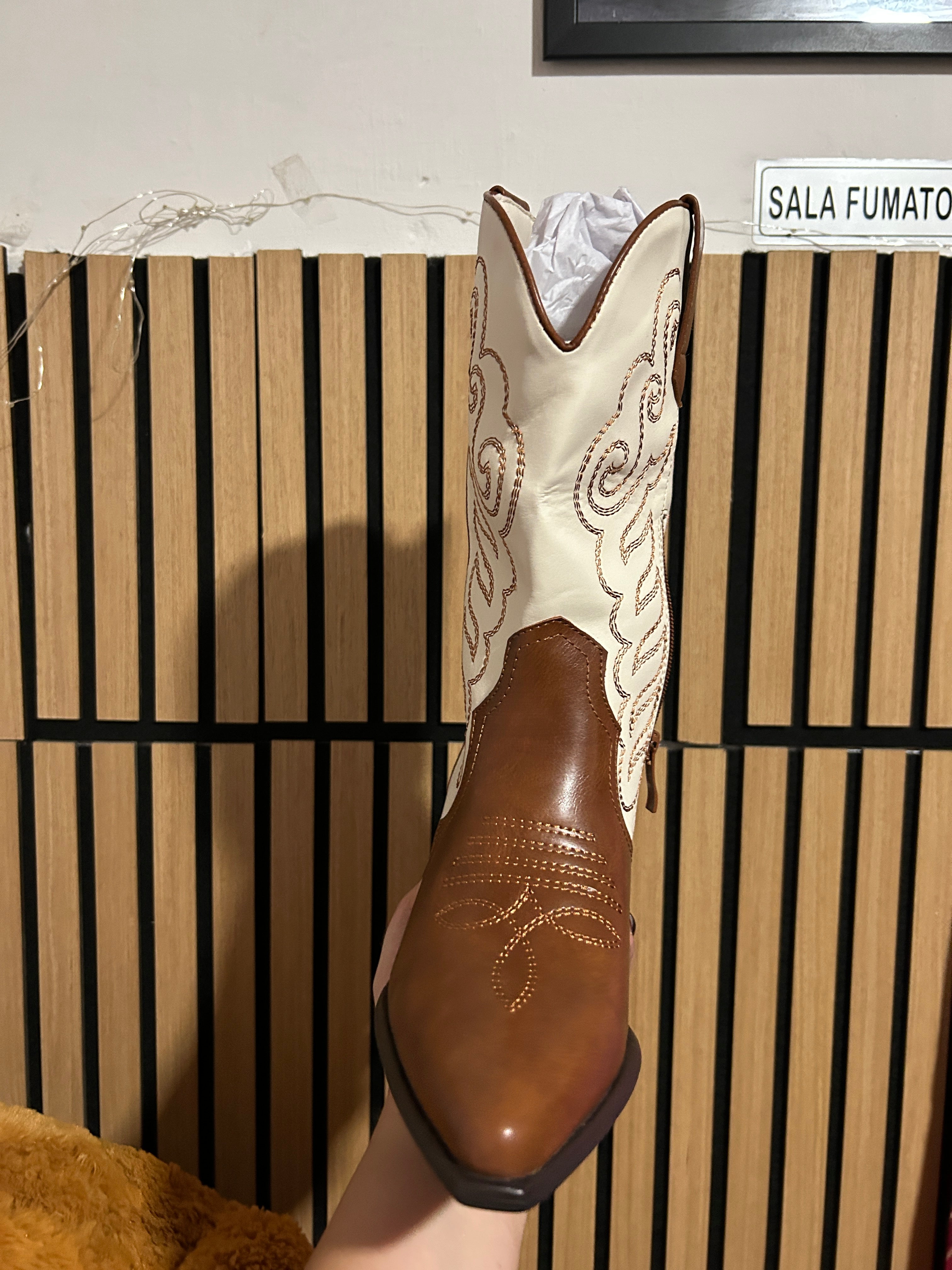 Stivaletto texano camel