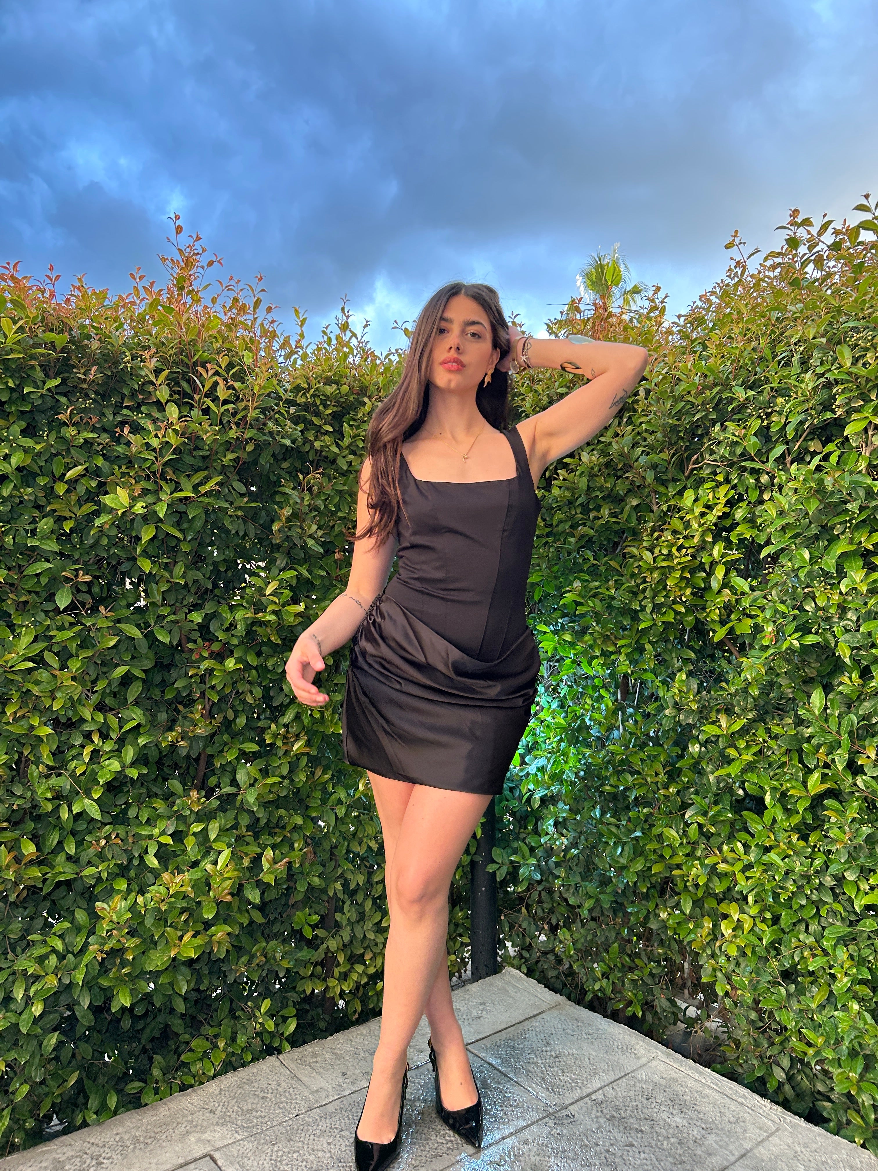 Dress Velvet nero