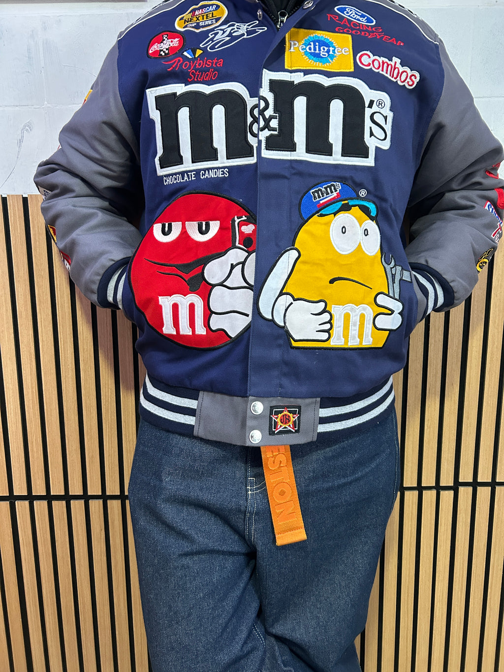 Nascar jacket m&m’s