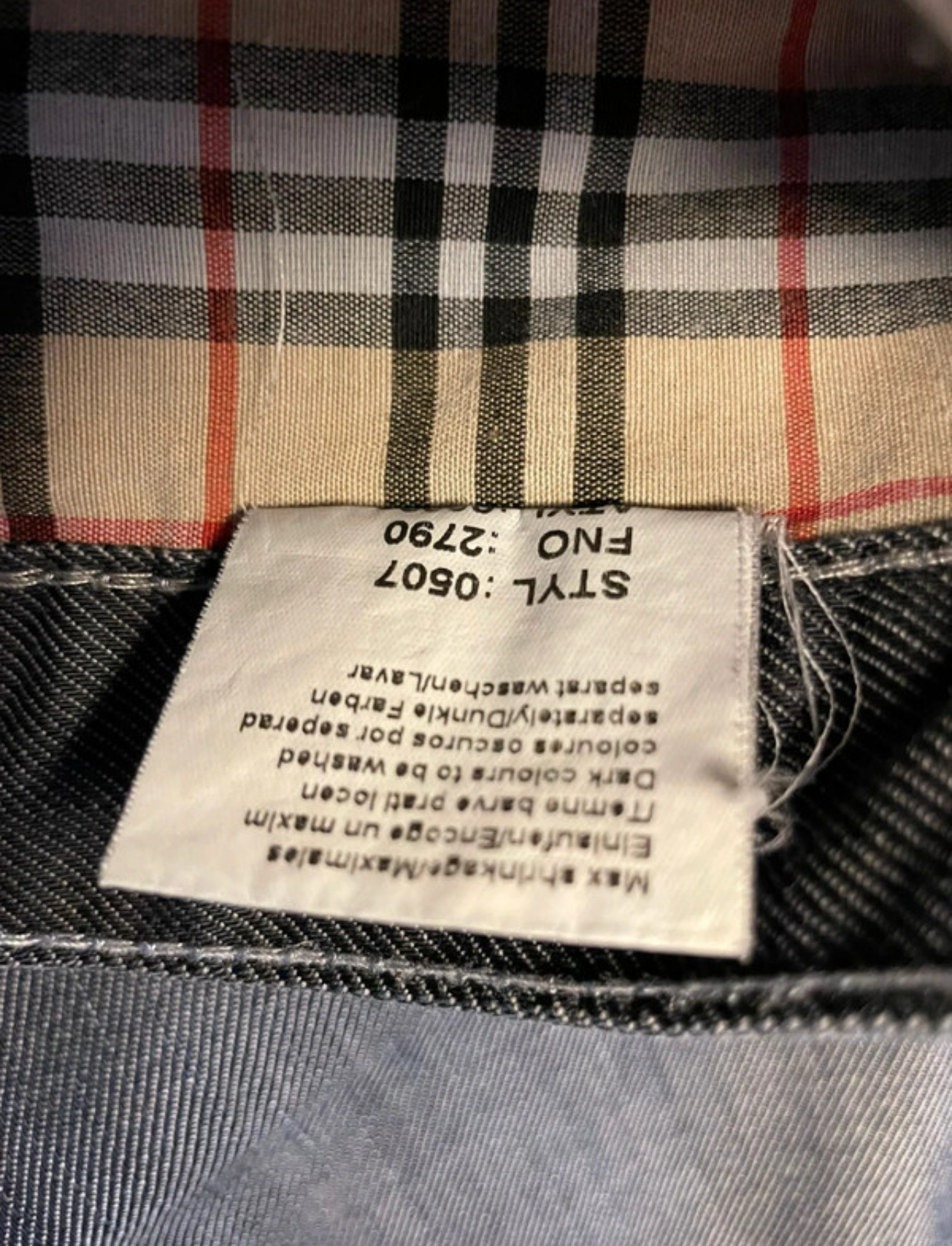 Jeans burberry vintage donna