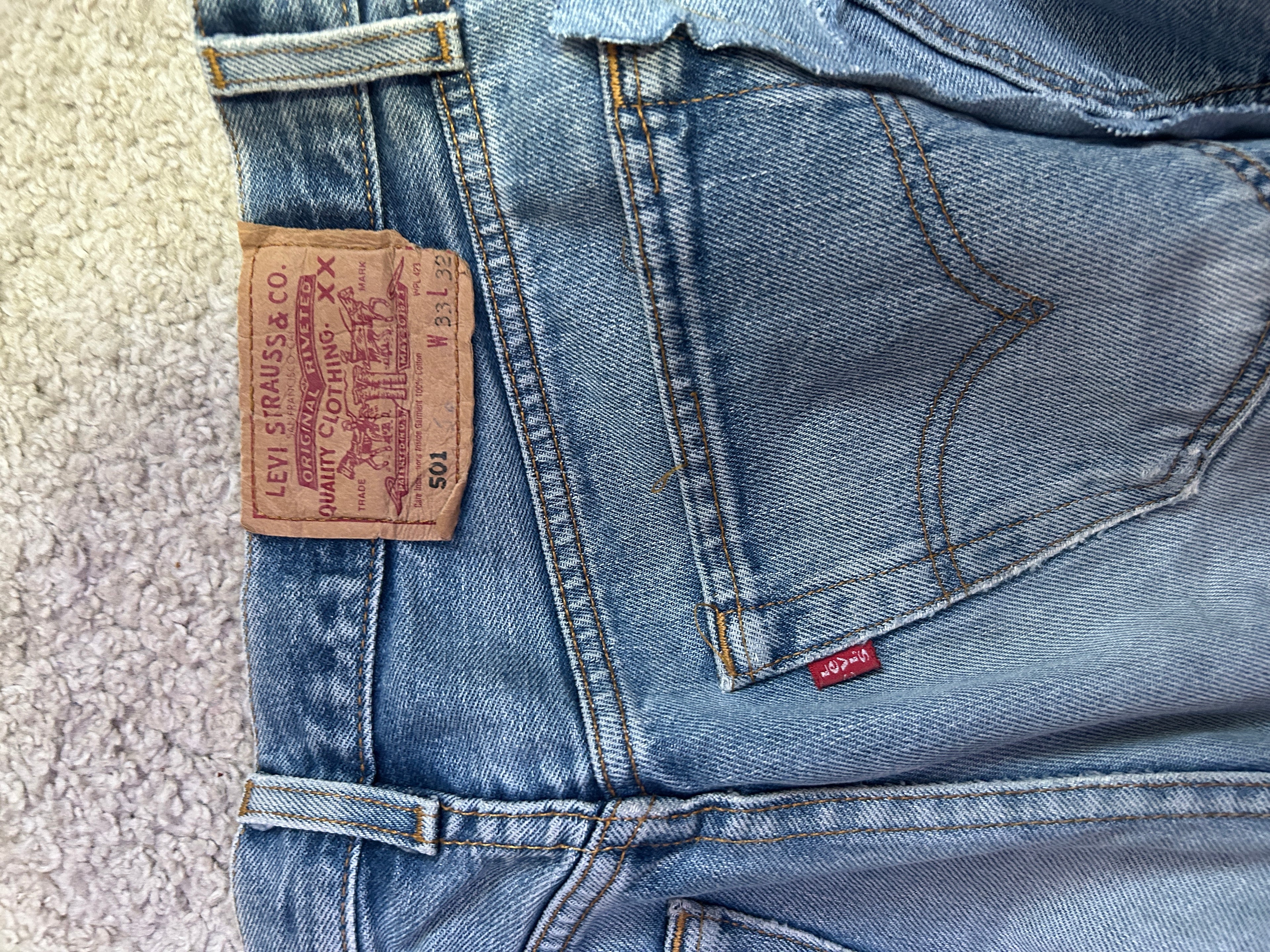 Jeans Levi’s custom reworked