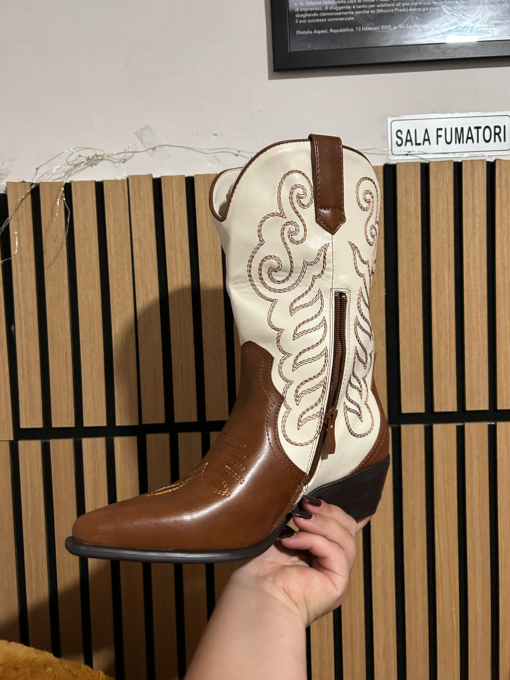 Stivaletto texano camel