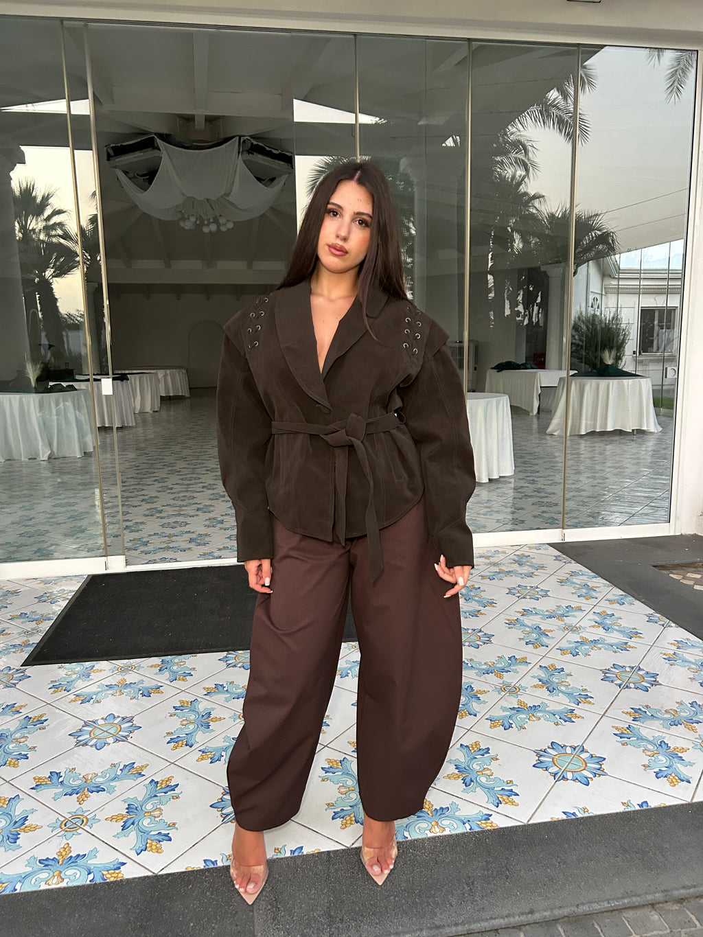 Trench camoscio