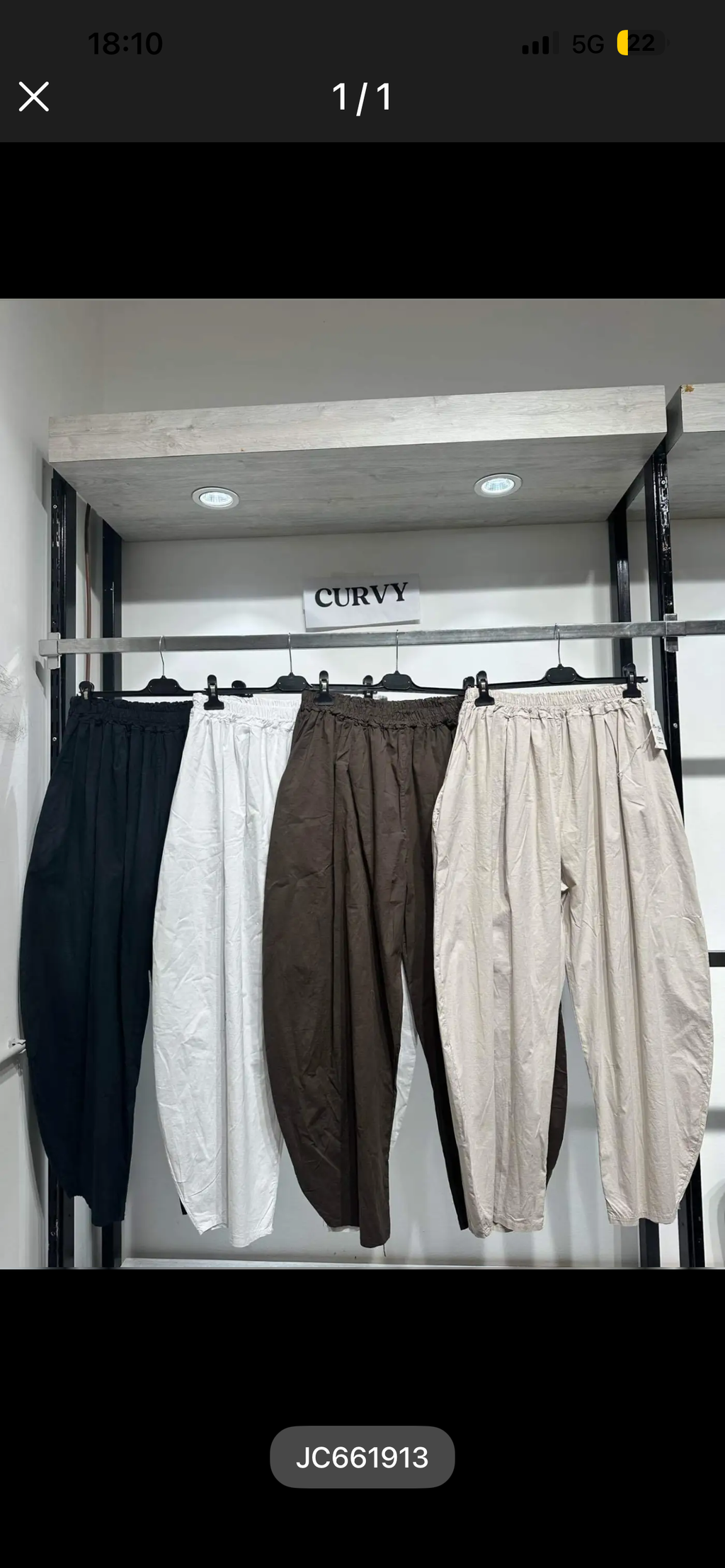 Pantalone balloon curvy
