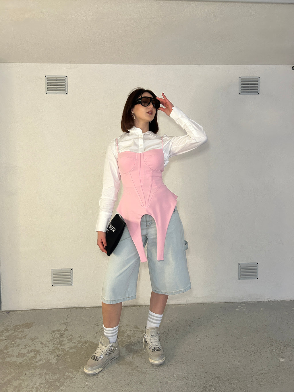 Top Nora rosa