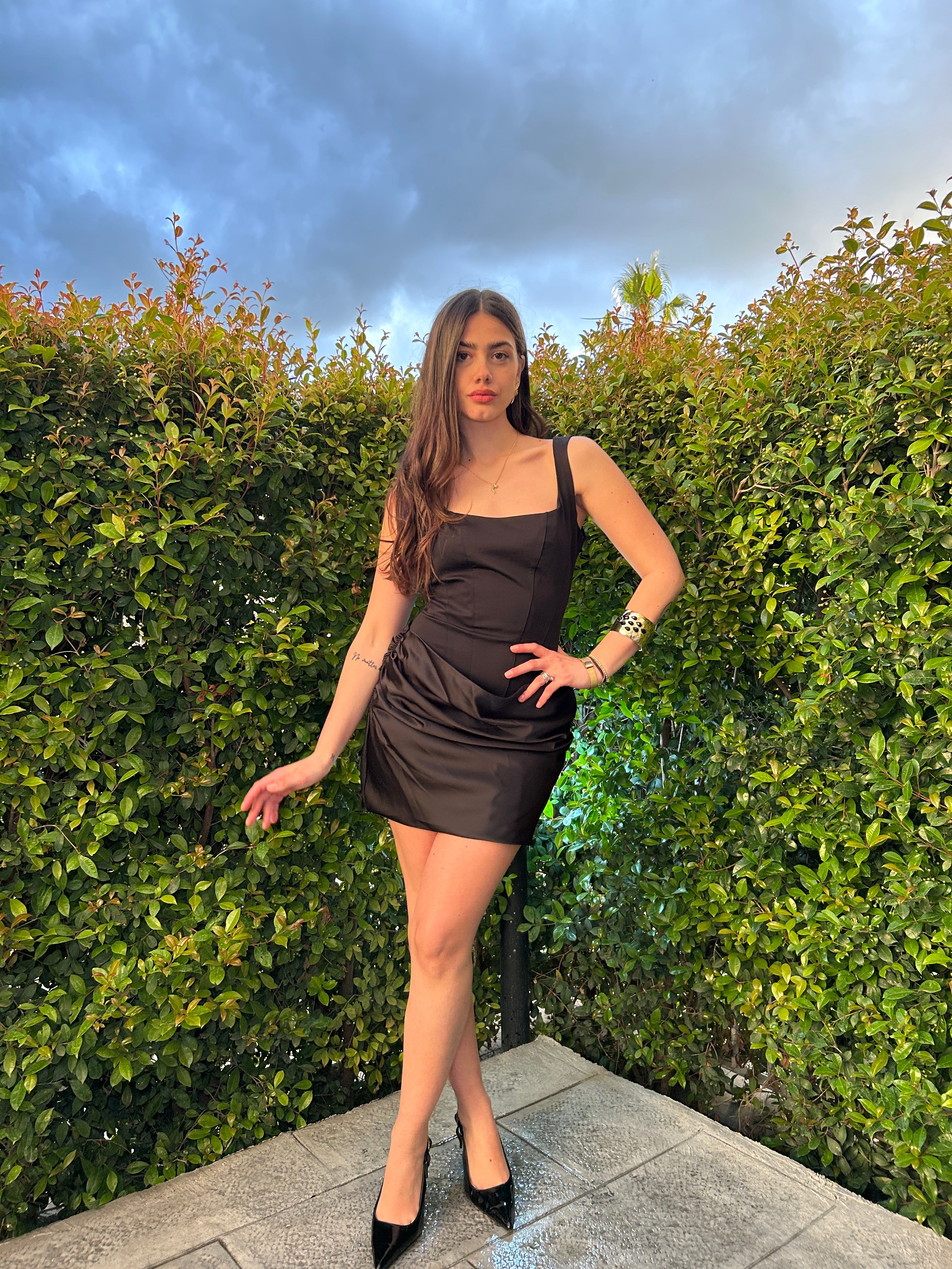 Dress Velvet nero