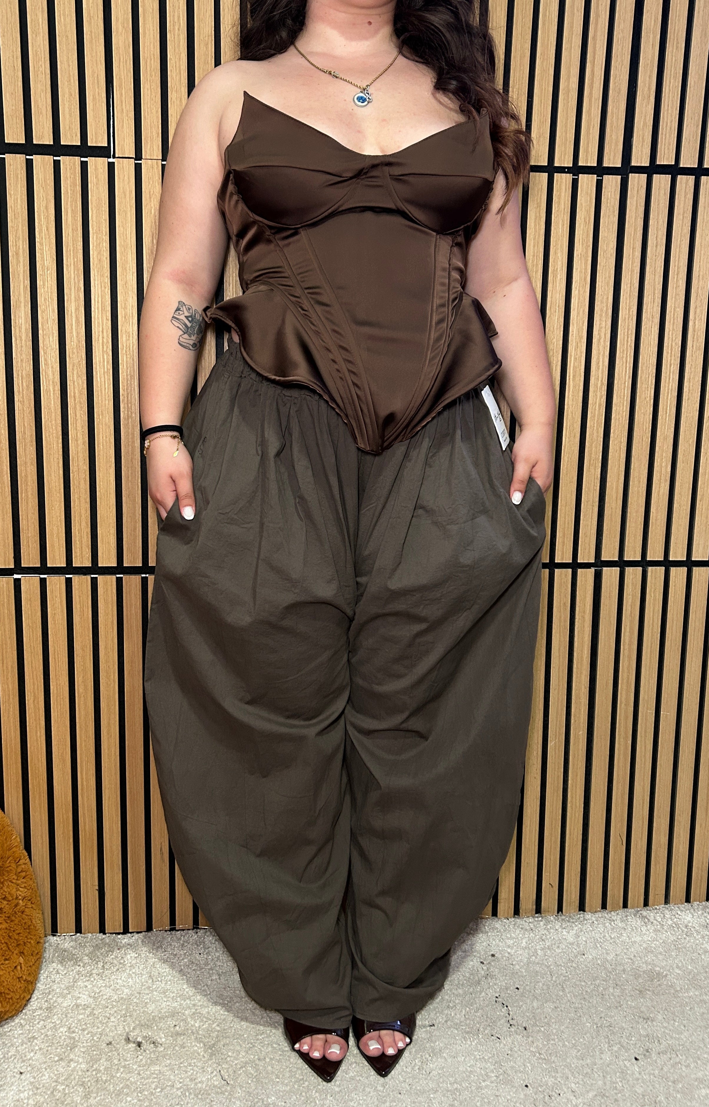 Pantalone balloon curvy