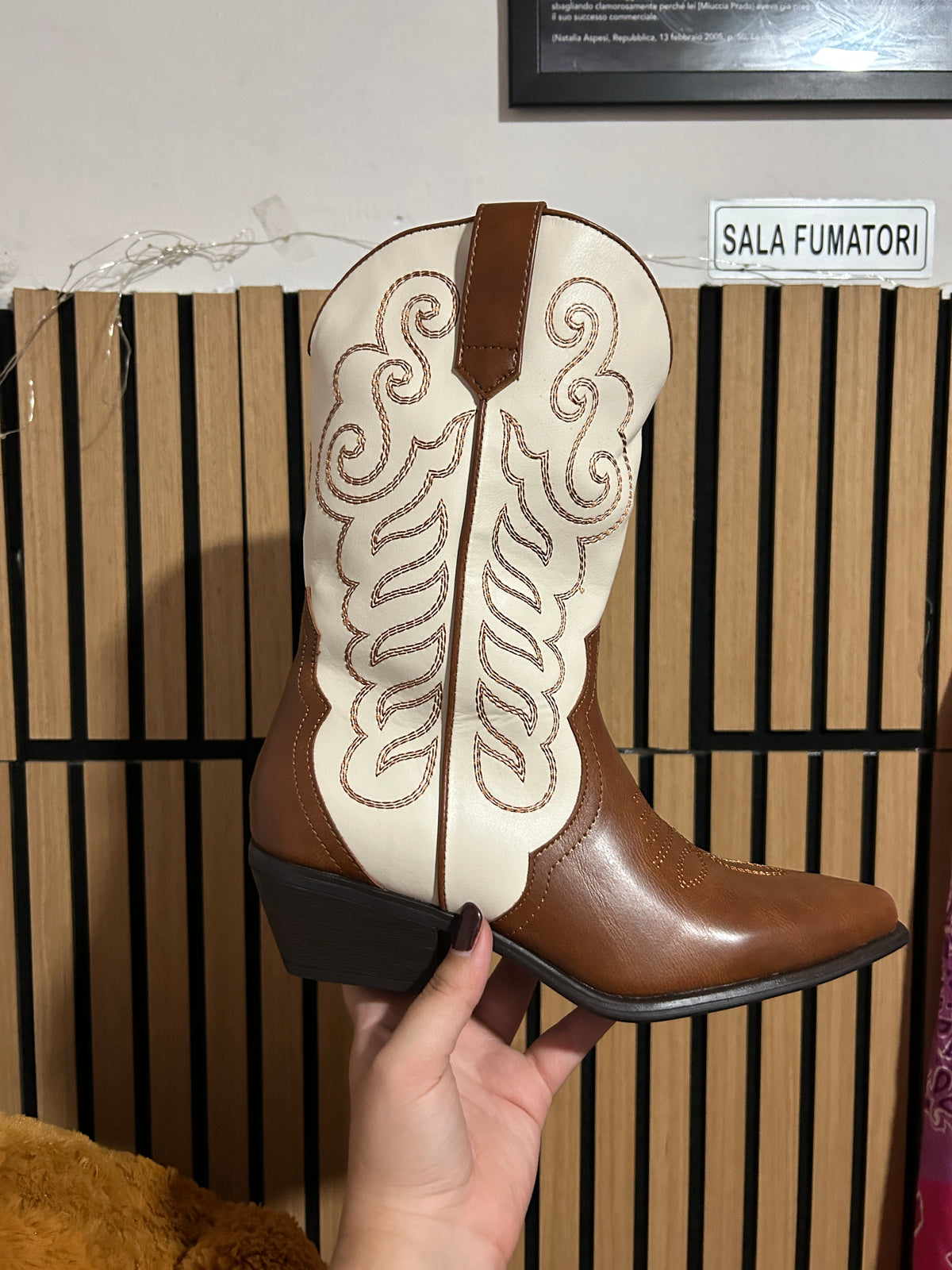 Stivaletto texano camel