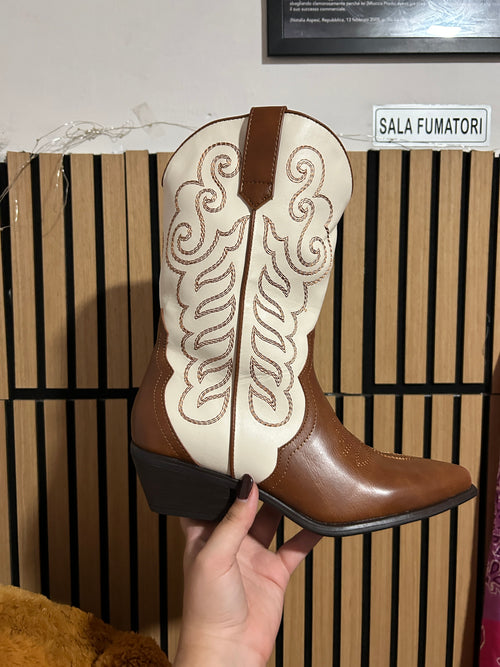 Stivaletto texano camel