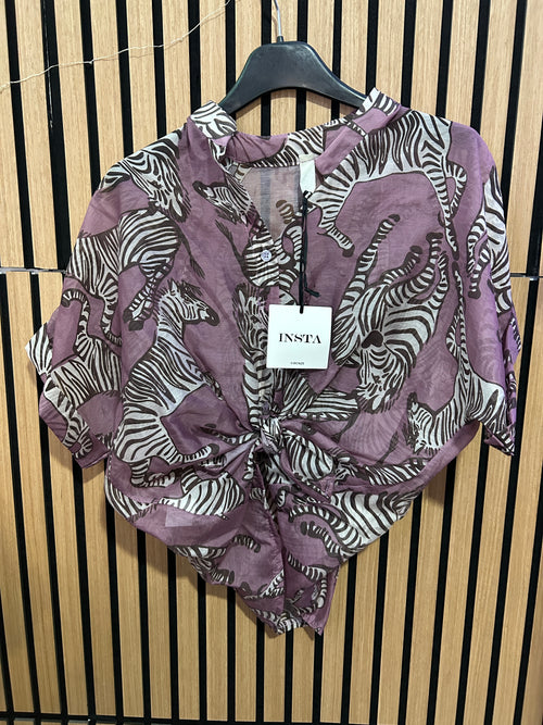 Camicia in tencel